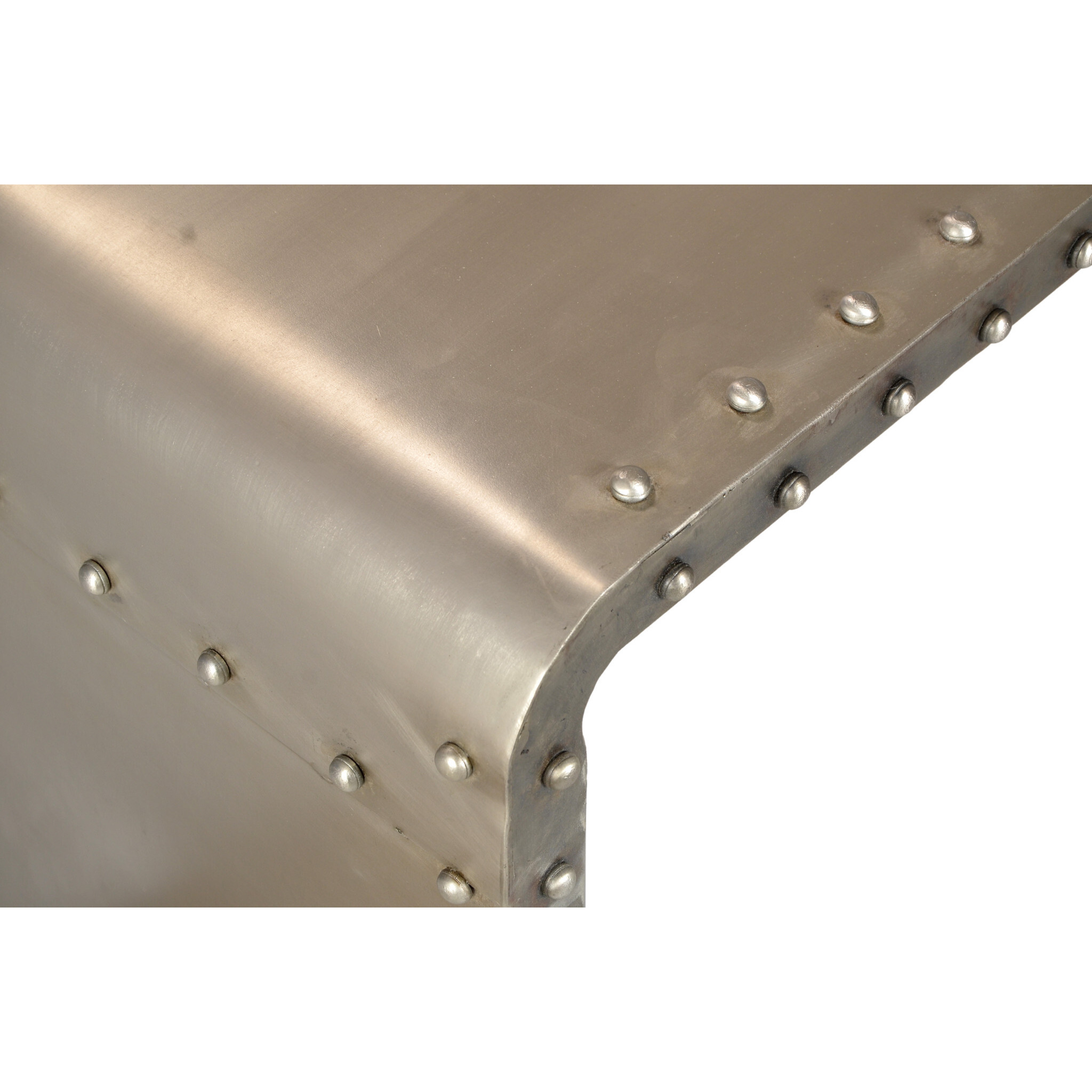 Bench Shaped Metal Coffee Table