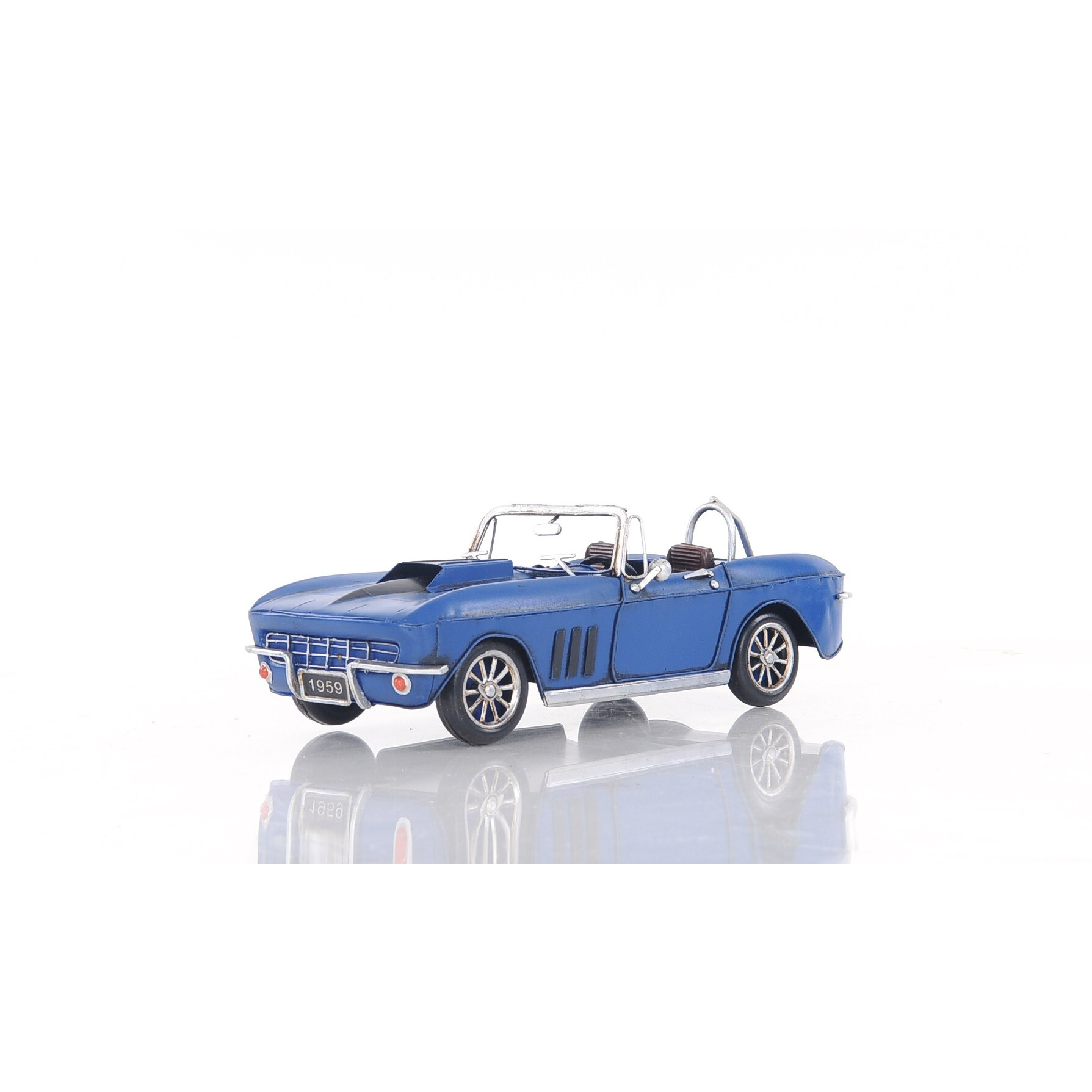 Blue Corvette Stingray Sculpture
