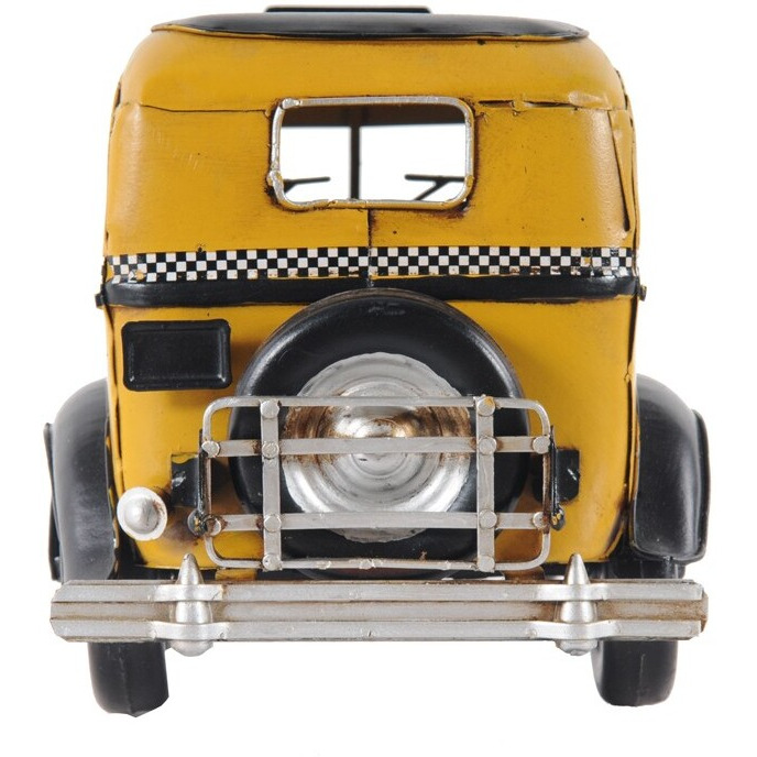 C1933 Vintage Checker Taxi Cab Model Sculpture