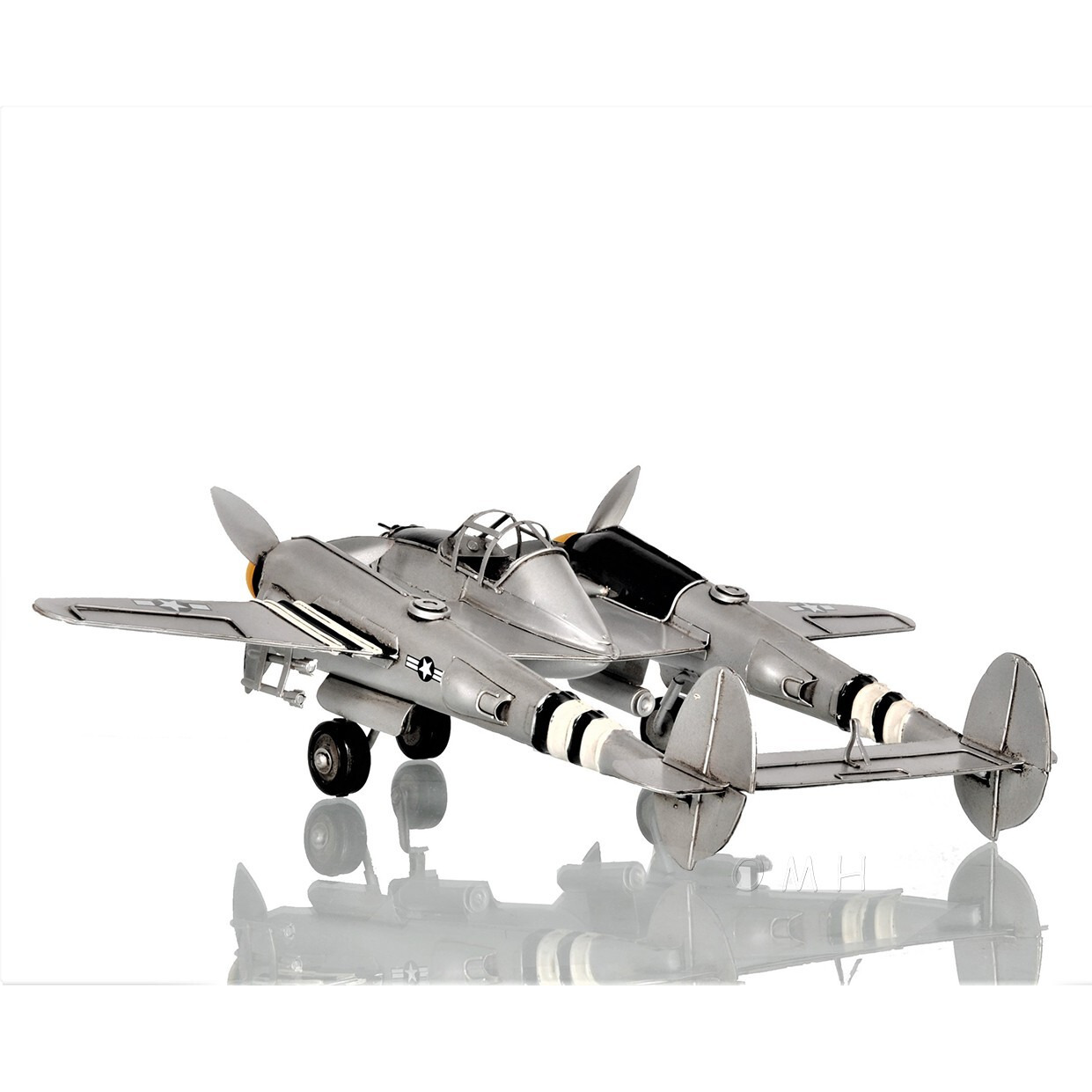 C1941 Lockheed P-38 Lightning Fighter Sculpture