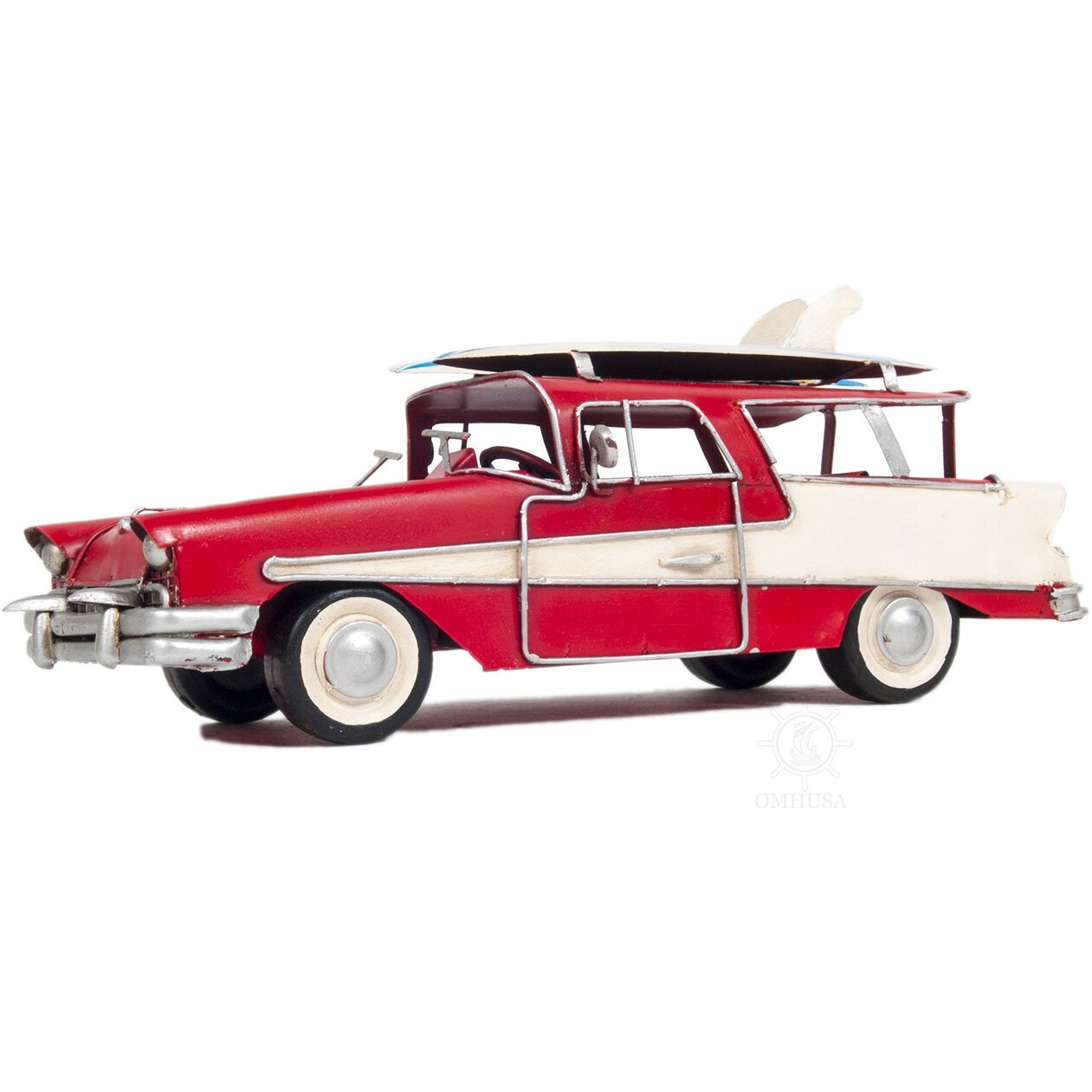 C1957 Red Ford Country Squire Station Wagon Sculpture