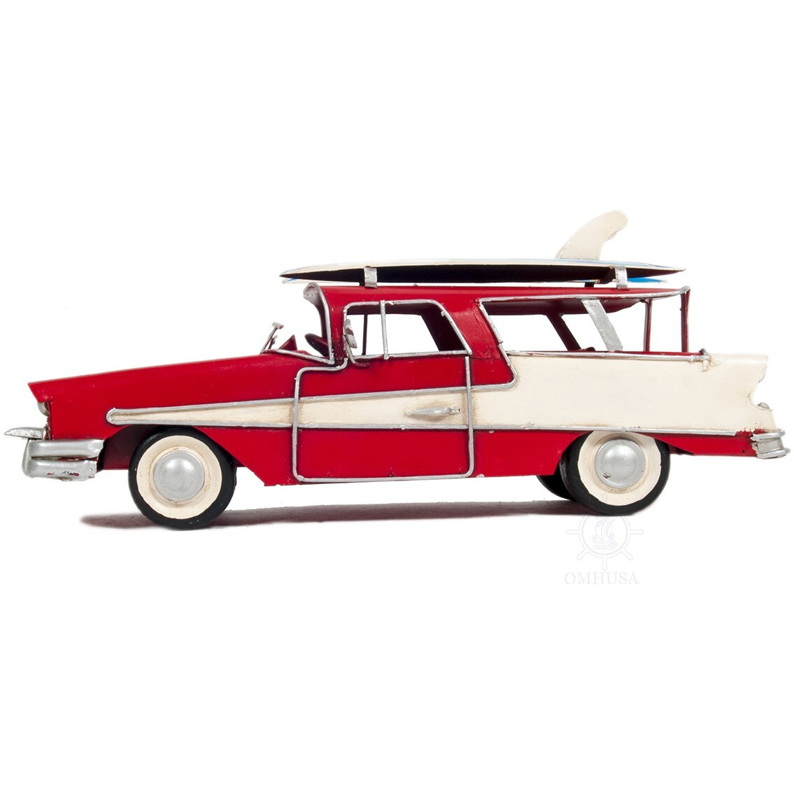 C1957 Red Ford Country Squire Station Wagon Sculpture
