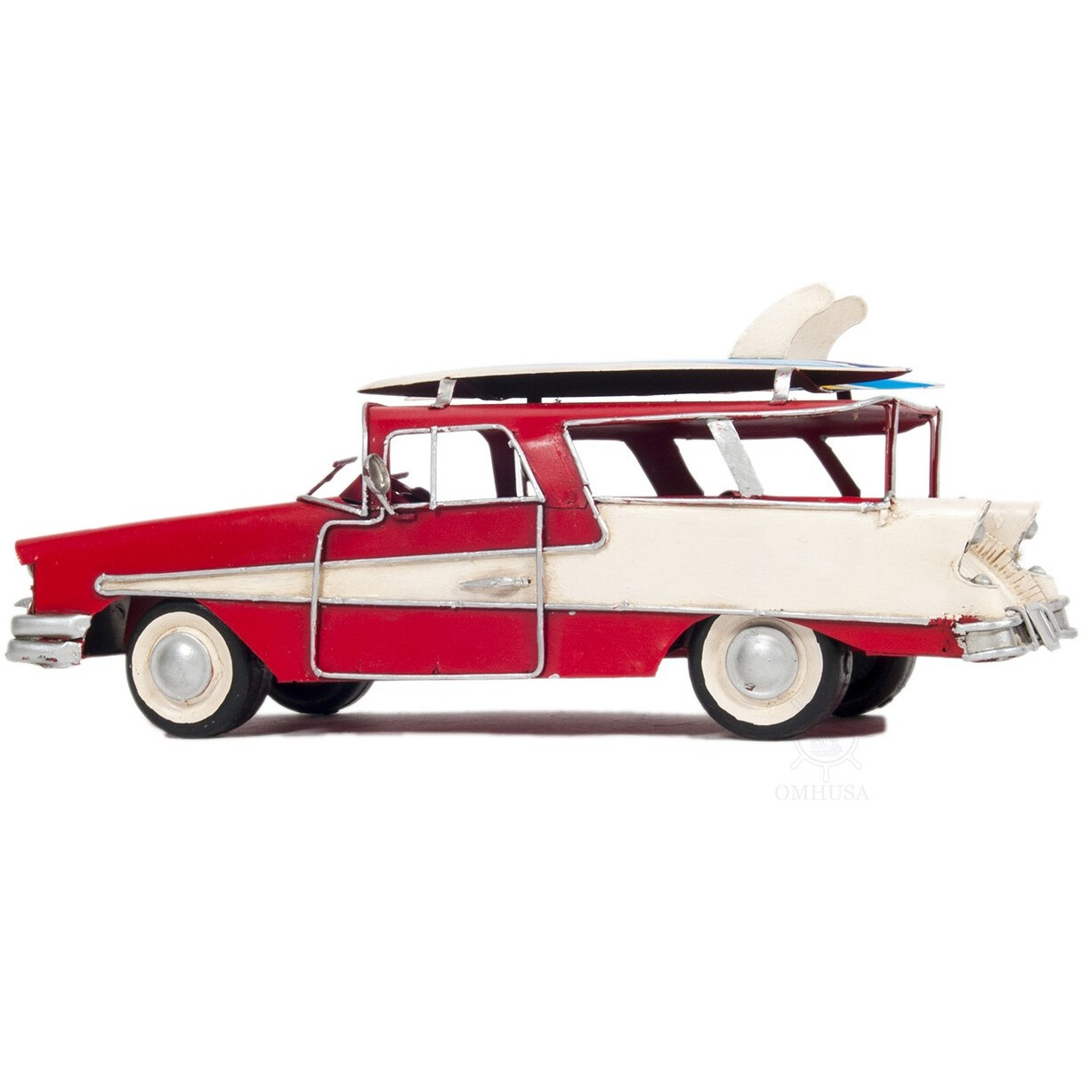 C1957 Red Ford Country Squire Station Wagon Sculpture