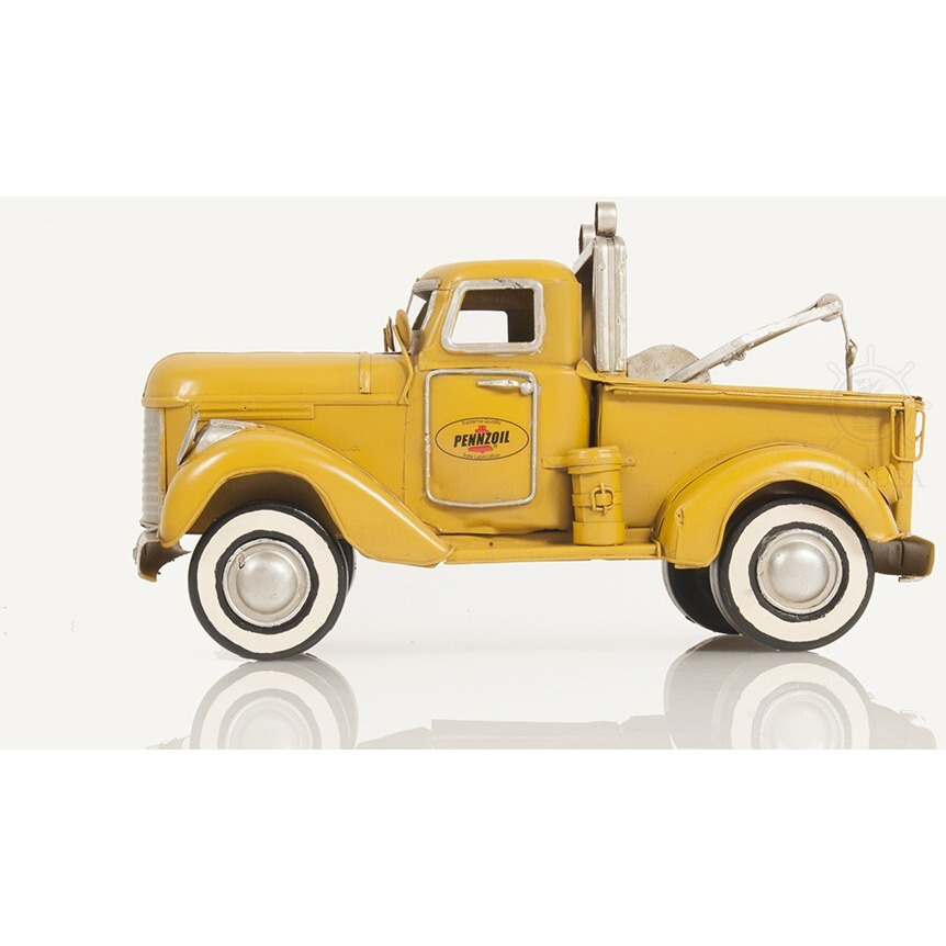 C1926 Pennzoil Tow Truck Yellow Model Sculpture