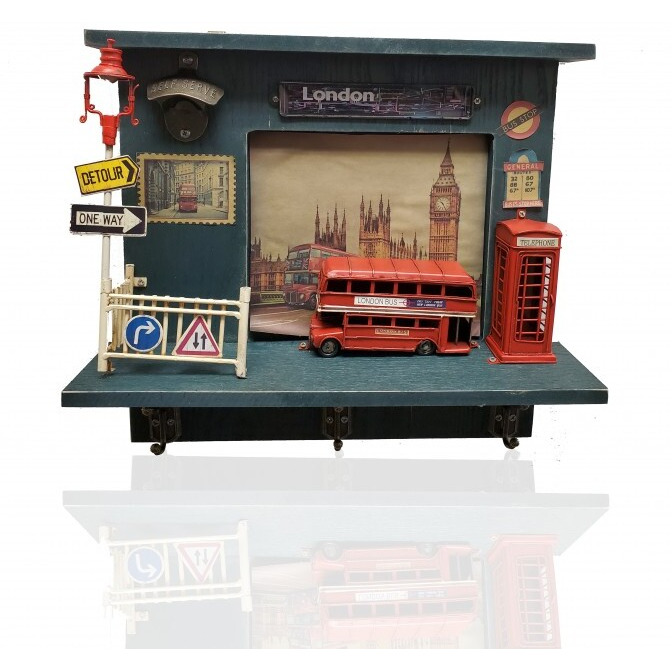 Vintage London Double Decker Key Organizer