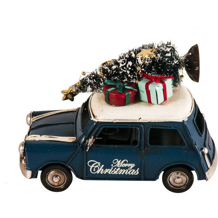 C19060S Mini Cooper Christmas Sculpture