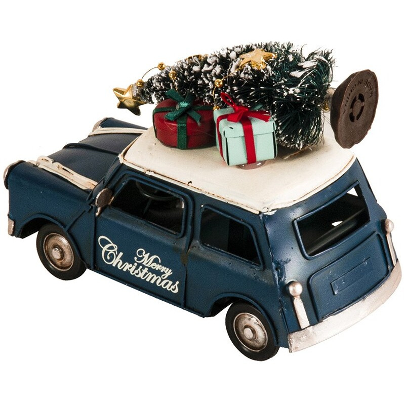 C19060S Mini Cooper Christmas Sculpture