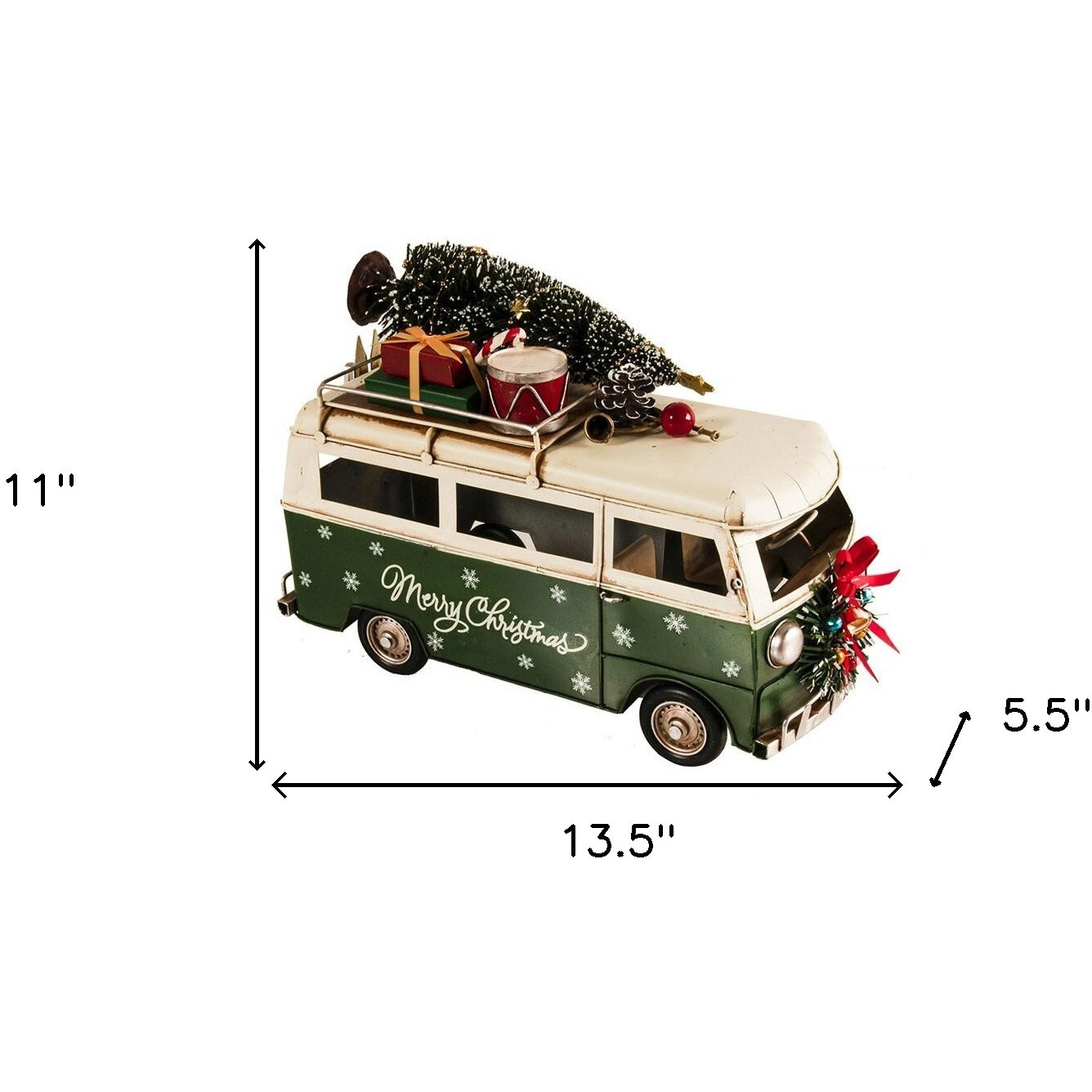 C1960S Volkswagen Christmas Bus Sculpture
