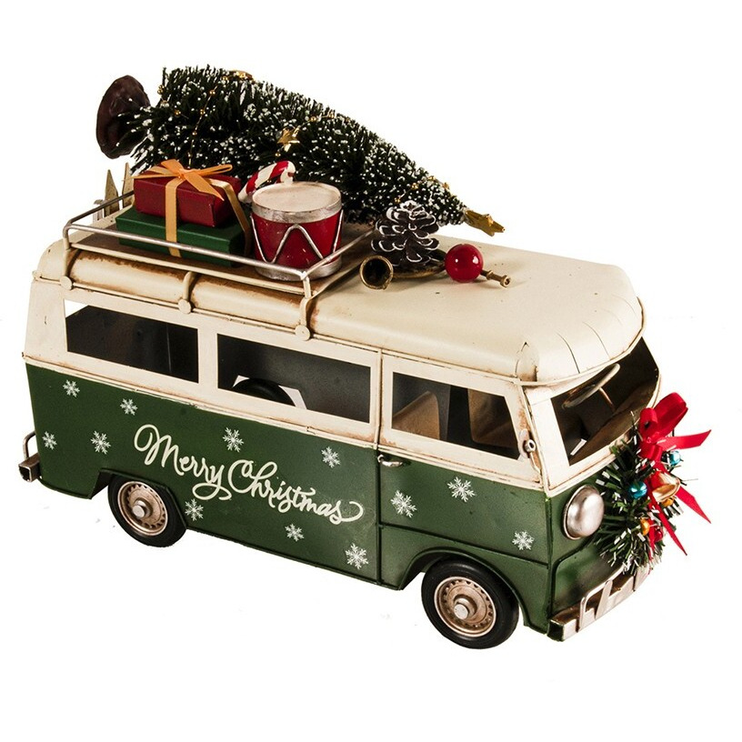 C1960S Volkswagen Christmas Bus Sculpture