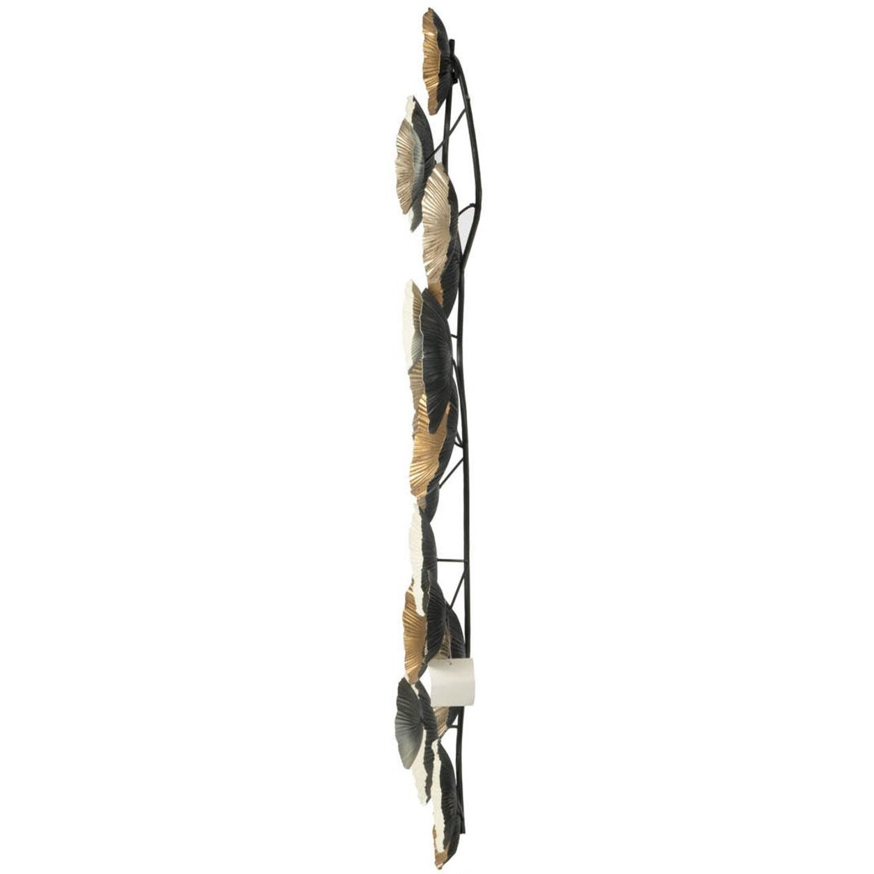 Retro Modern 39"" Metallic Metal Wall Art
