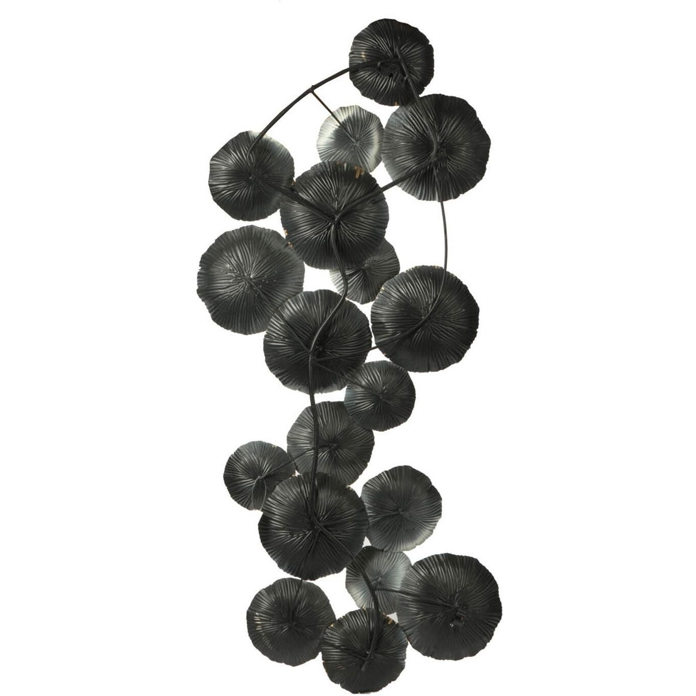 Retro Modern 39"" Metallic Metal Wall Art