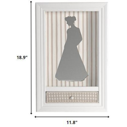 Woman Silhouette Shadowbox Wall Dcor