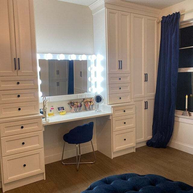 Glam Style Lighted Usb Vanity Mirror