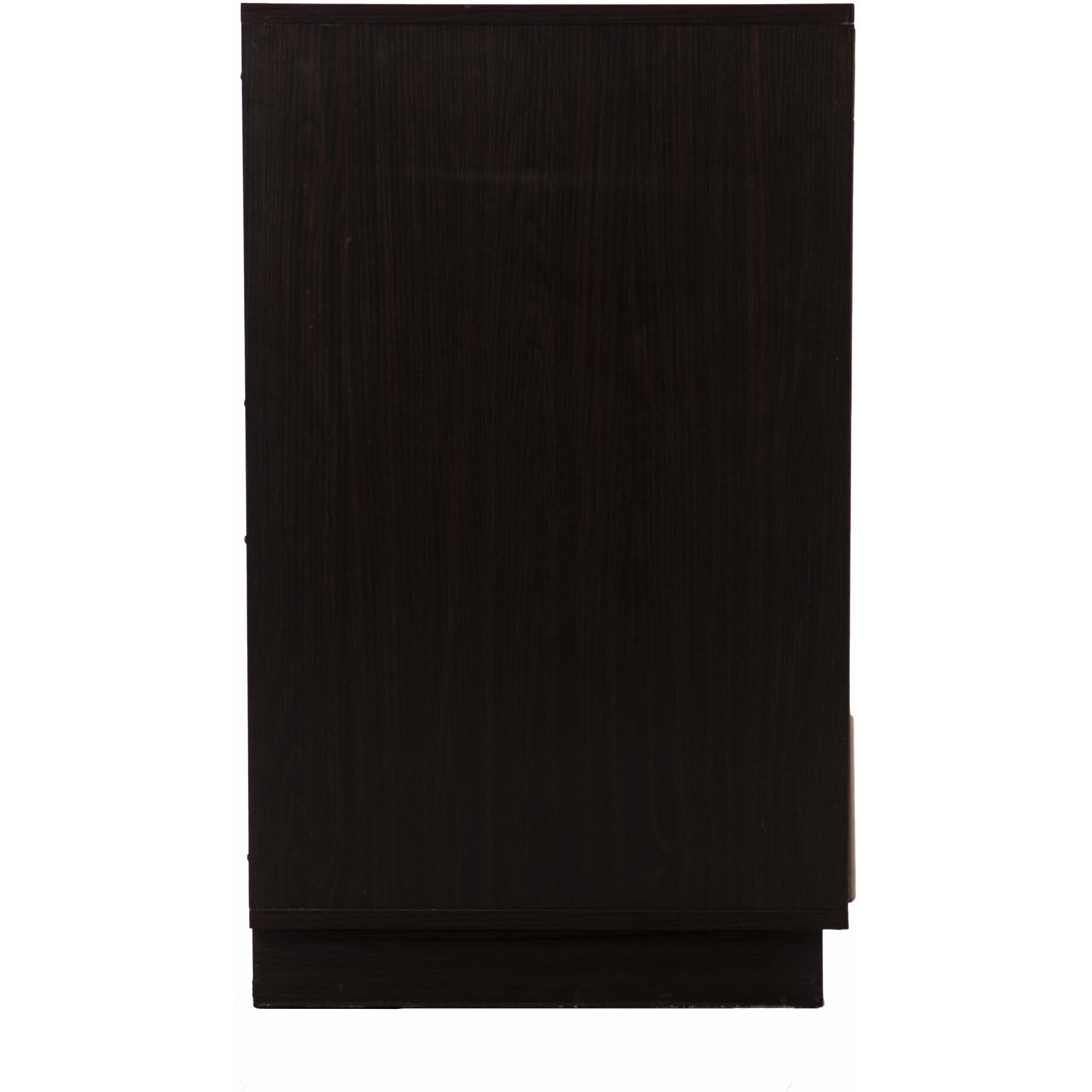 Brown And Cream Sculptural Leaf Accent Storage Cabinet