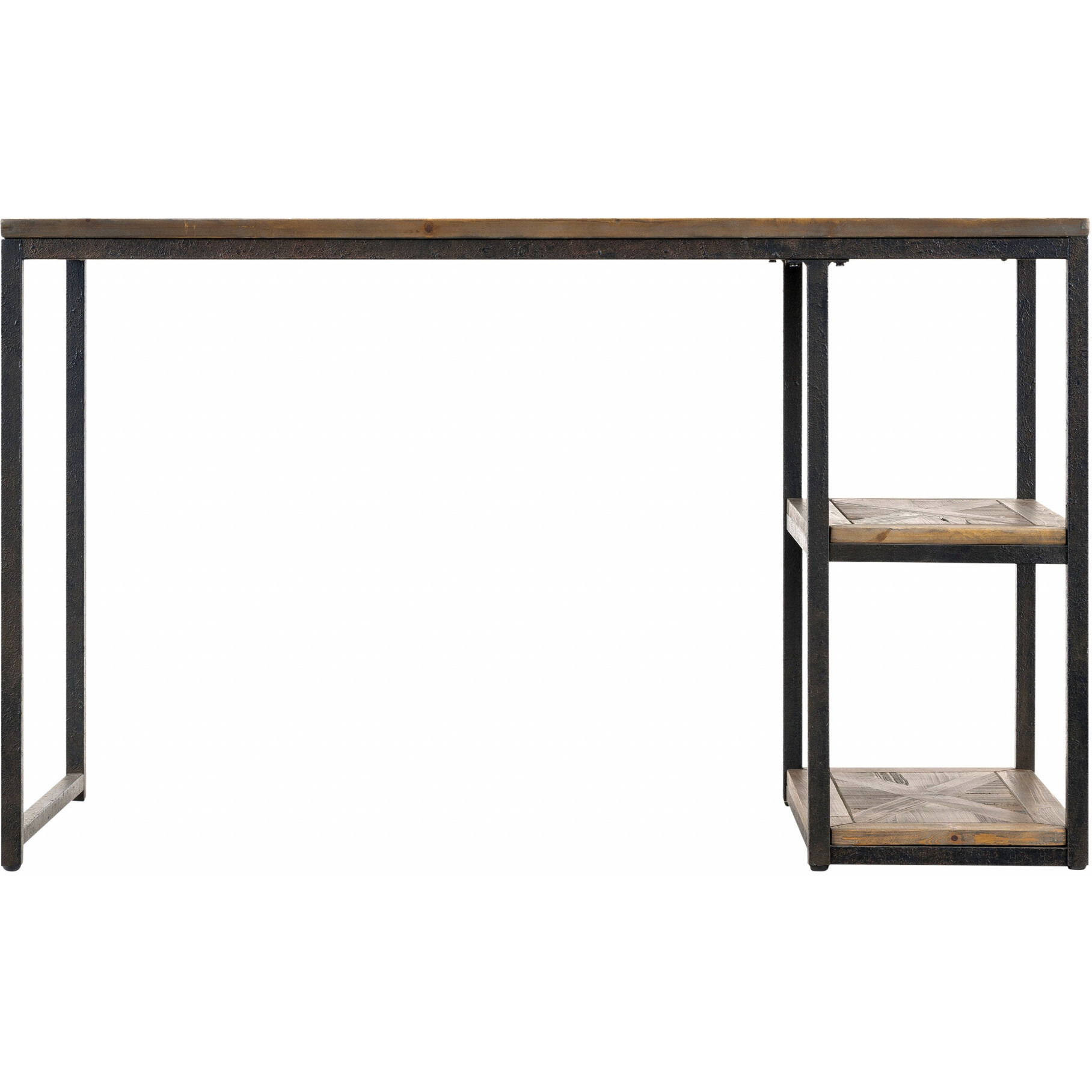 Black Reclaimed Wood Writing Desk