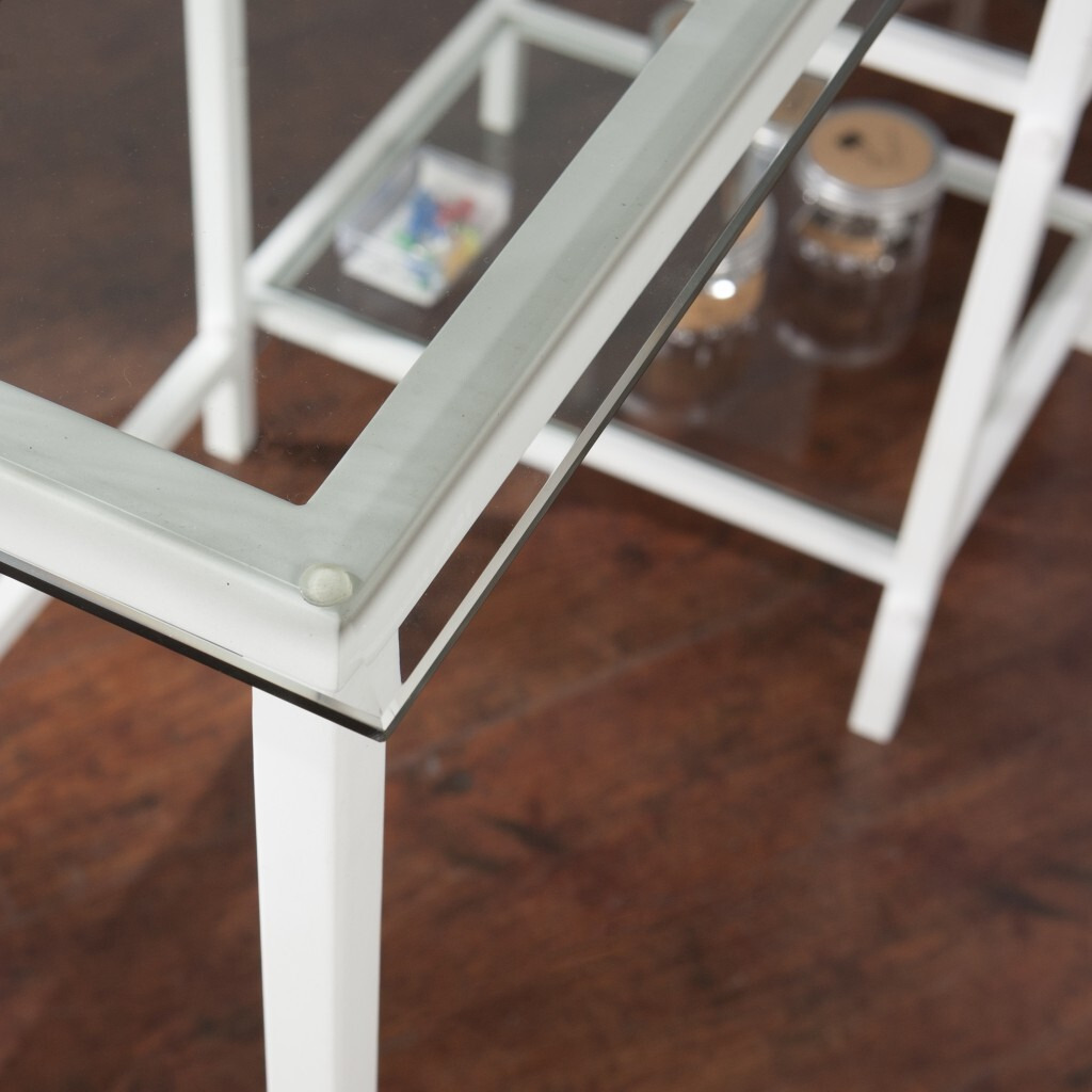 Metal And Glass Student Desk