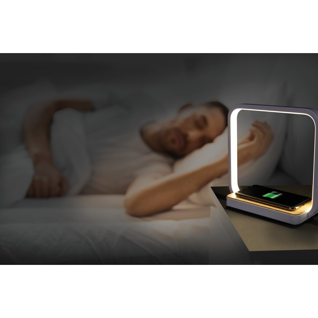 Contemporary White Wireless Phone Charger