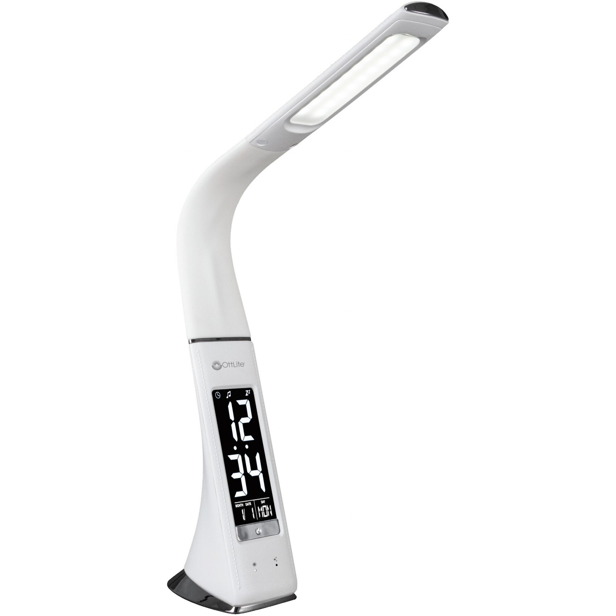 Contemporary White Sanitizing Led Desk Lamp