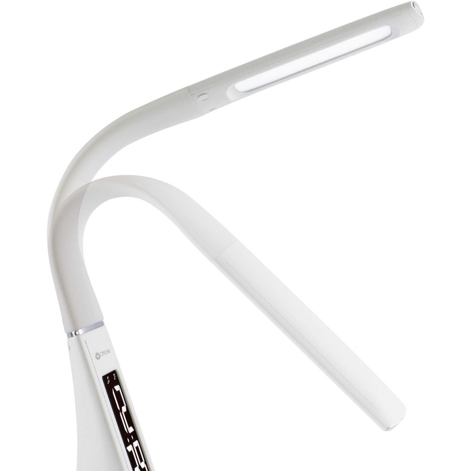 Contemporary White Sanitizing Led Desk Lamp