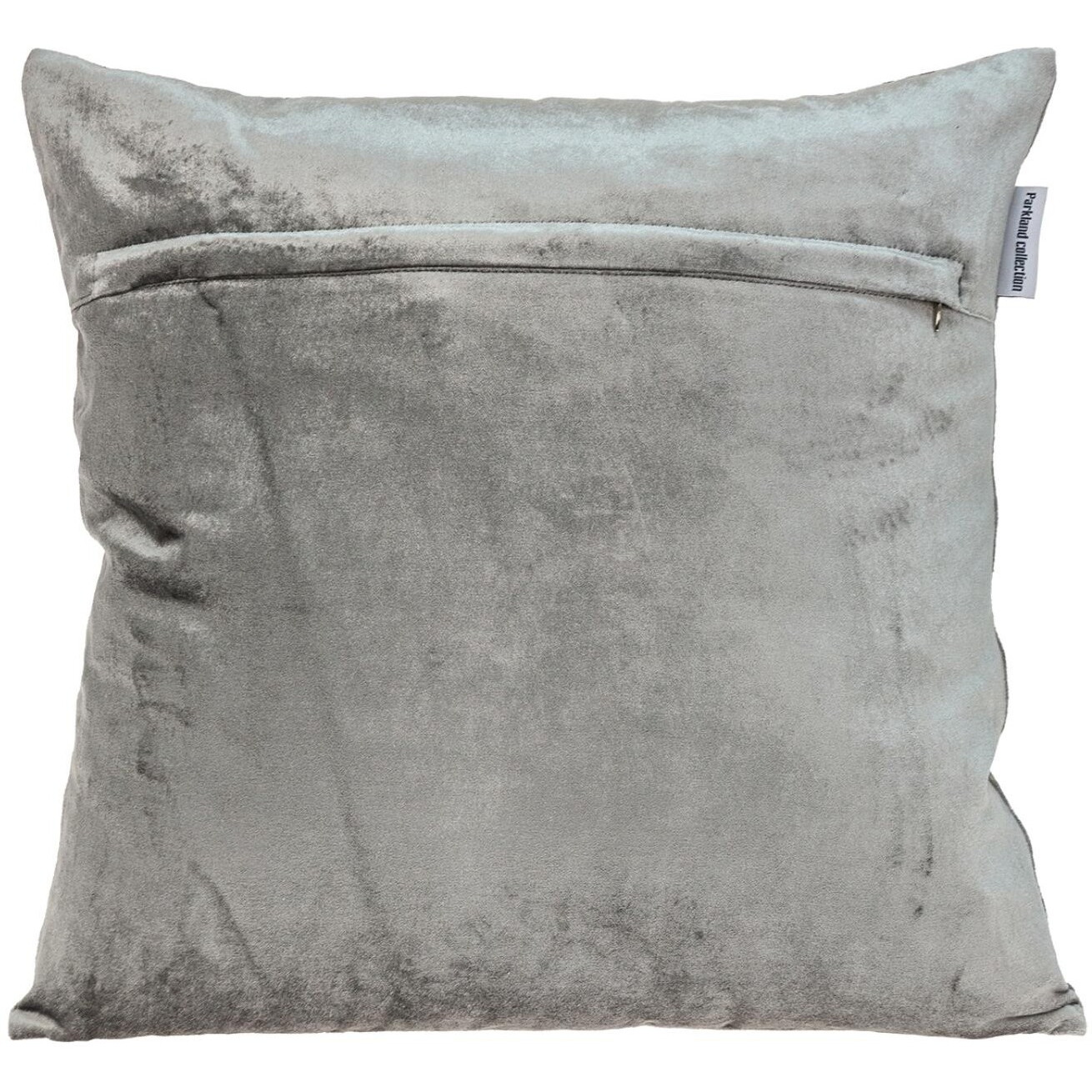 White And Gray Lattice Velvet Throw Pillow