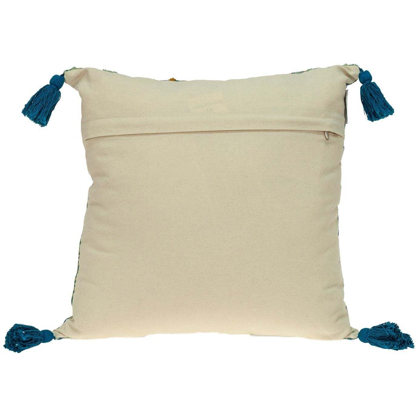 Multicolor Jacquard Woven Throw Pillow