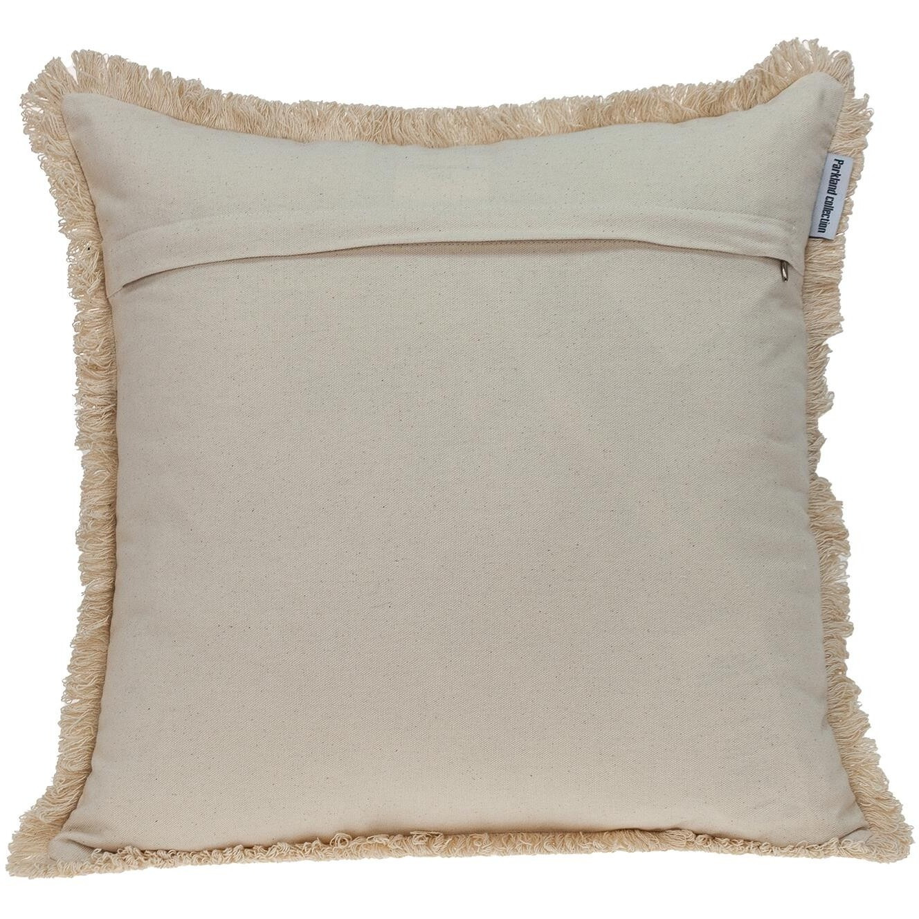 Boho Garland Beige And Khaki Decorative Accent Pillow