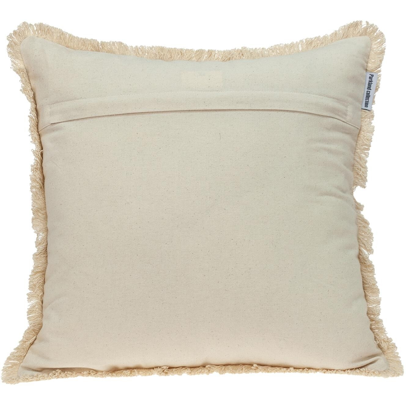 Boho Garland Beige And Brown Decorative Accent Pillow