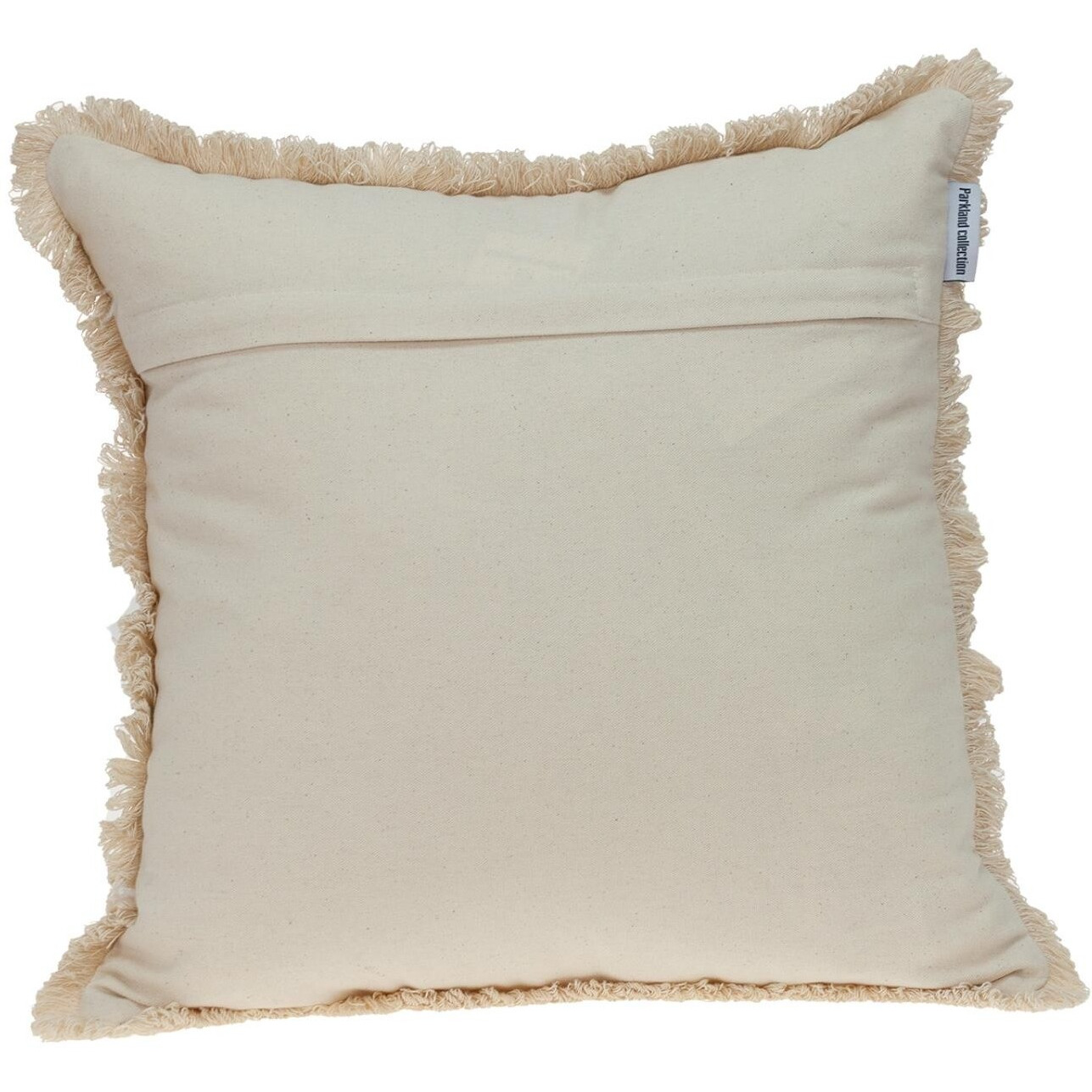 Boho Garland Beige And Gray Decorative Accent Pillow