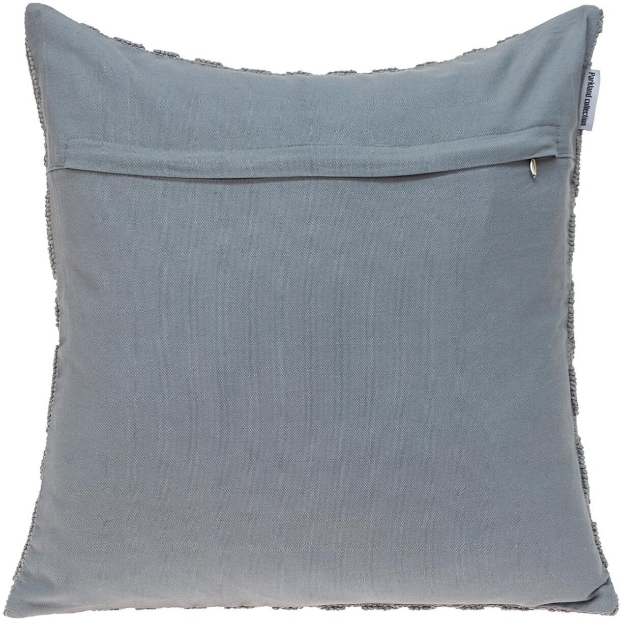 Jacquard Diamond Pattern Decorative Gray Throw Pillow