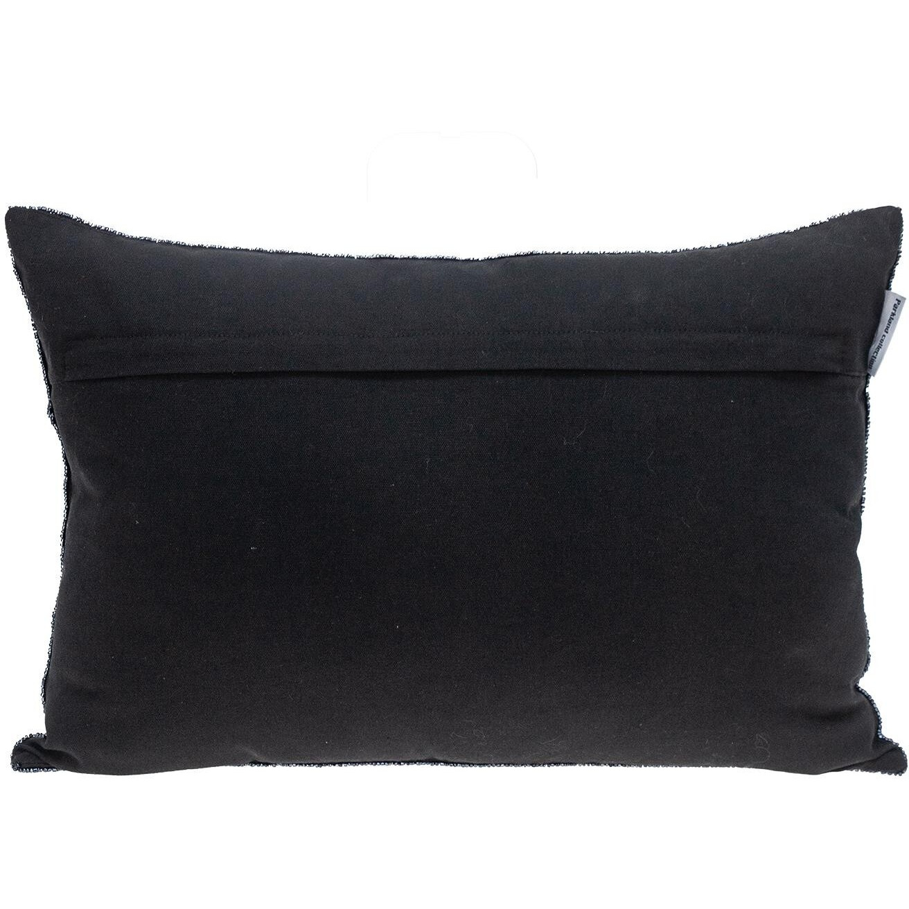 Shimmering Metallic Blue Beaded Luxury Throw Pillow