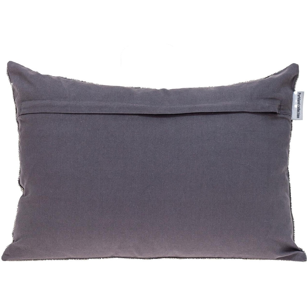 Shimmering Gray Beaded Luxury Throw Pillow