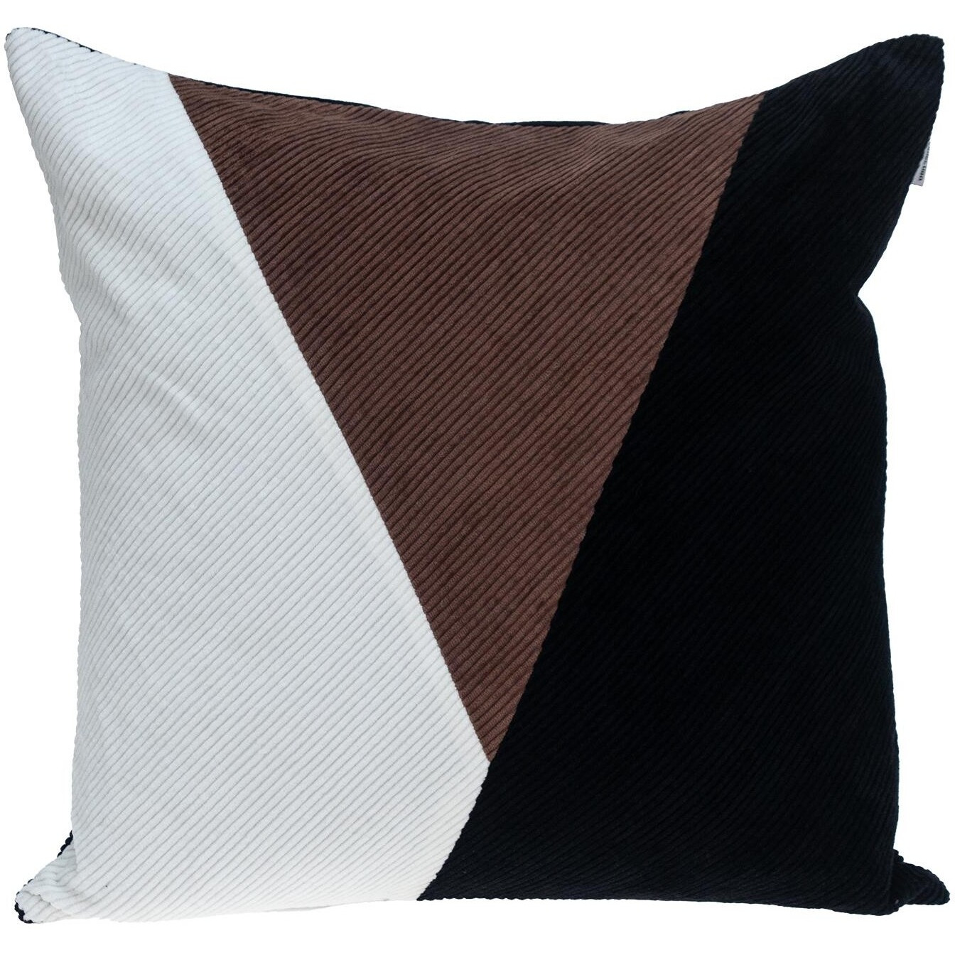 Multicolor Brown Highlight Soft Touch Throw Pillow
