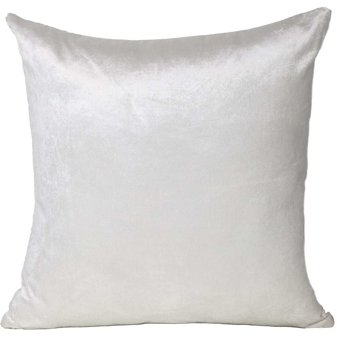 Classic 20"" Solid Color White Soft Touch Throw Pillow