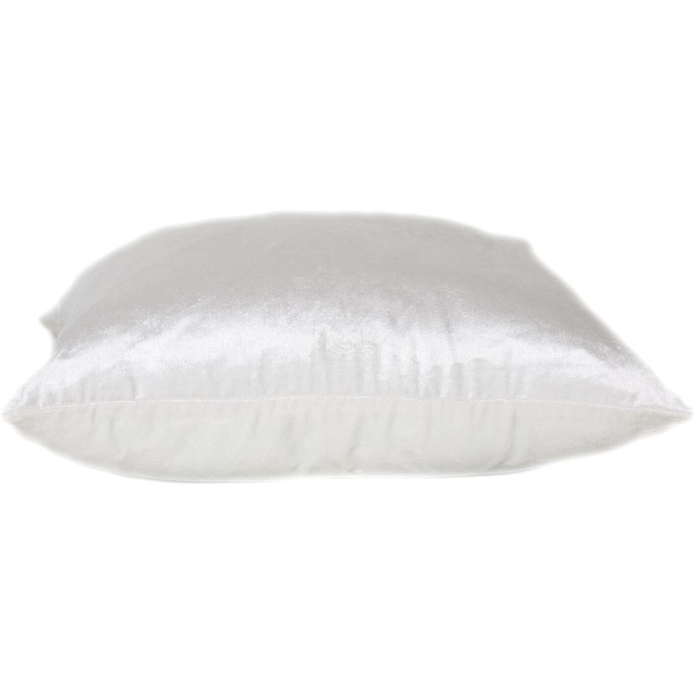 Classic 20"" Solid Color White Soft Touch Throw Pillow