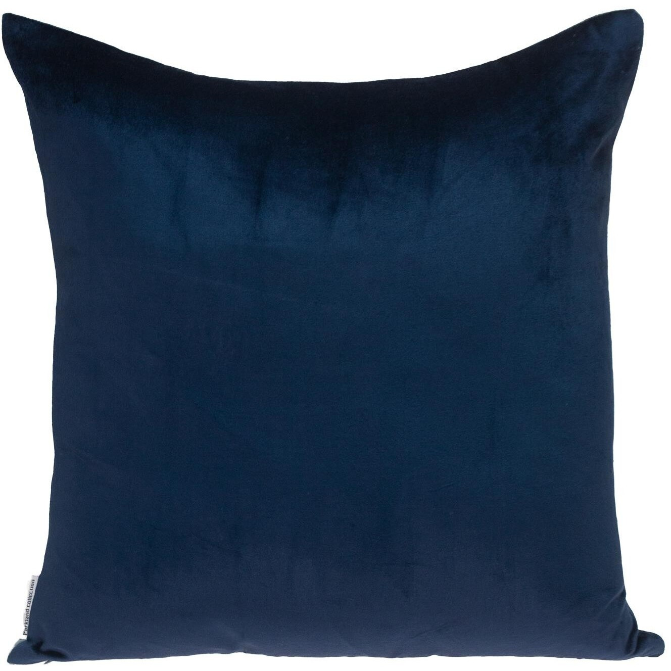 Navy And Gray Dual Solid Color Reversible Throw Pillow