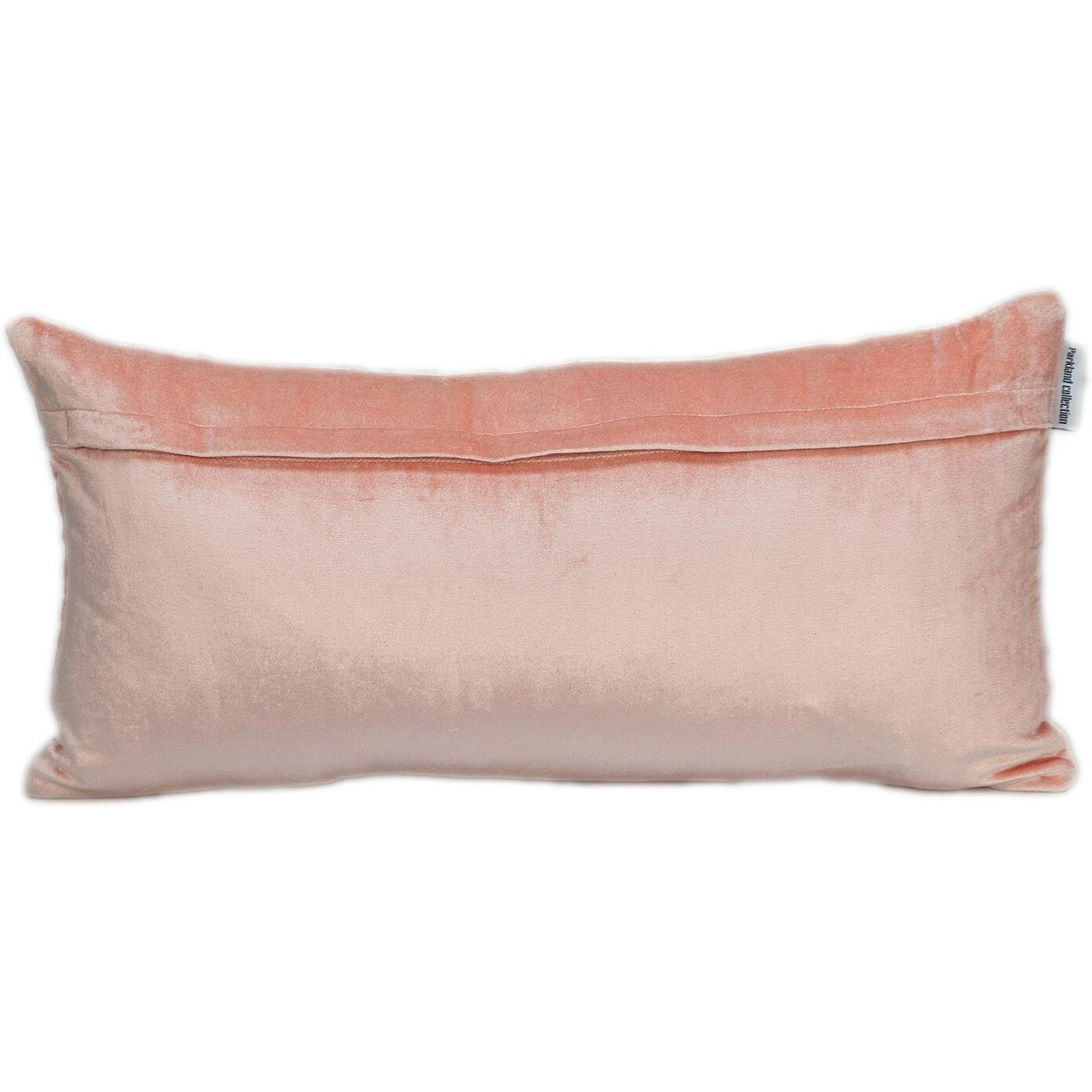 Quilted Velvet Arrows Pink Decorative Lumbar Pillow