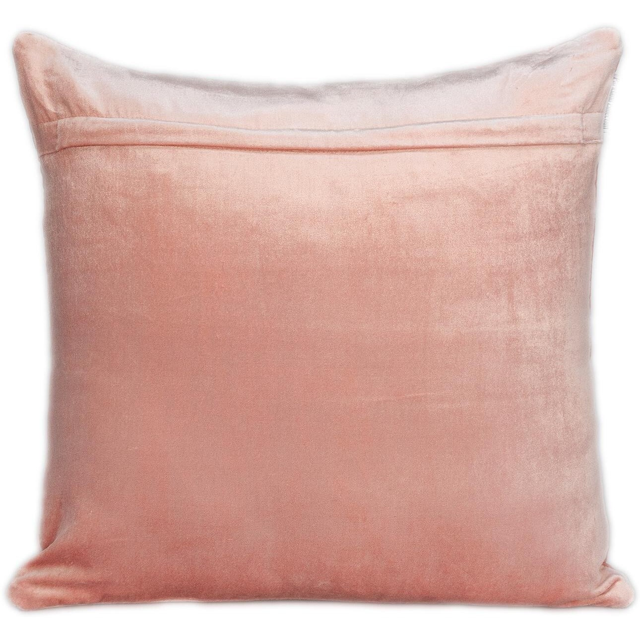 Quilted Pink Velvet Throw Pillow