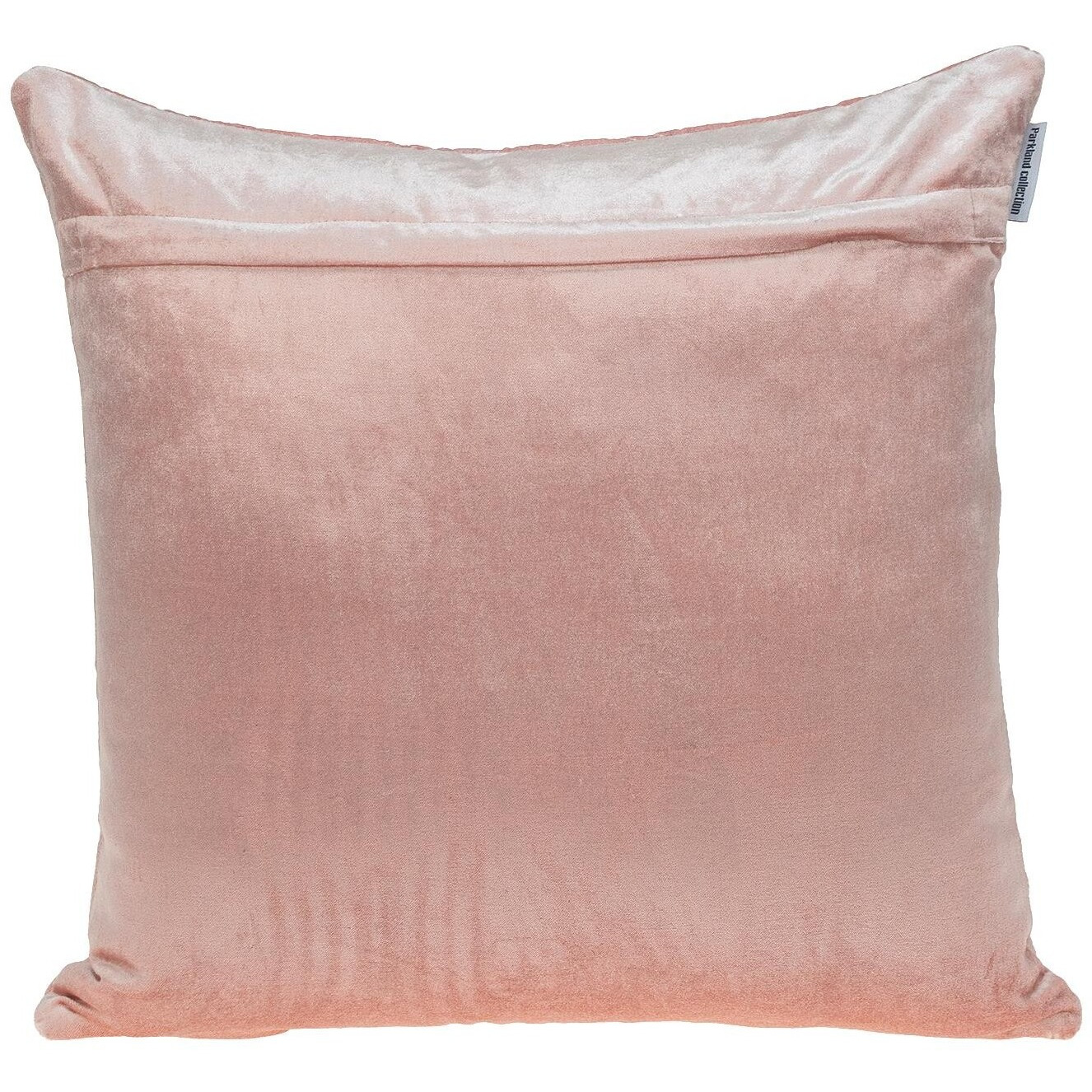 Pink Quilted Diamonds Velvet Solid Color Throw Pillow