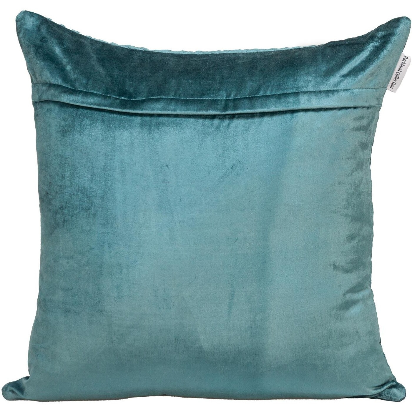 Quilted Teal Decorative Throw Pillow