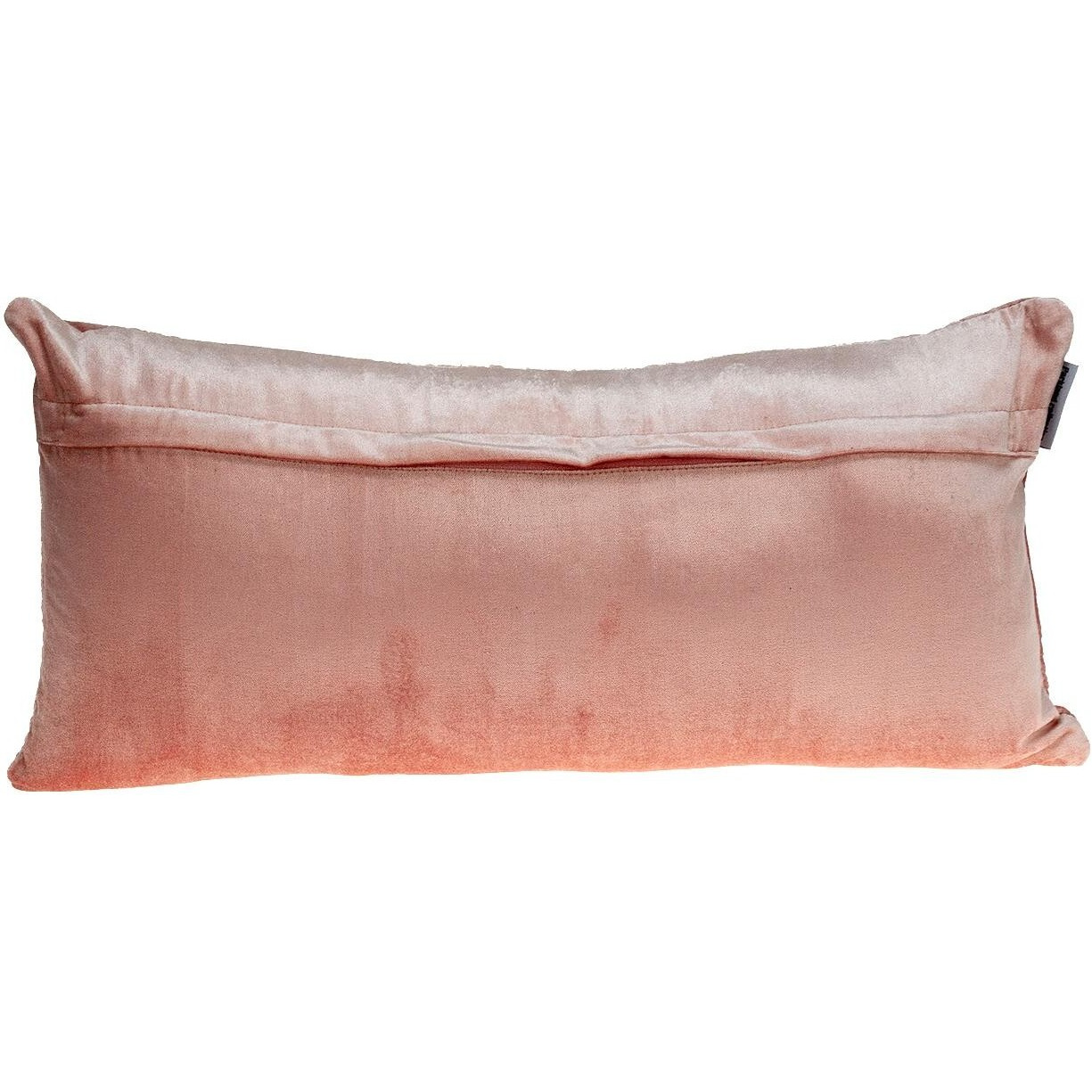 Quilted Velvet Pink Lumbar Throw Pillow