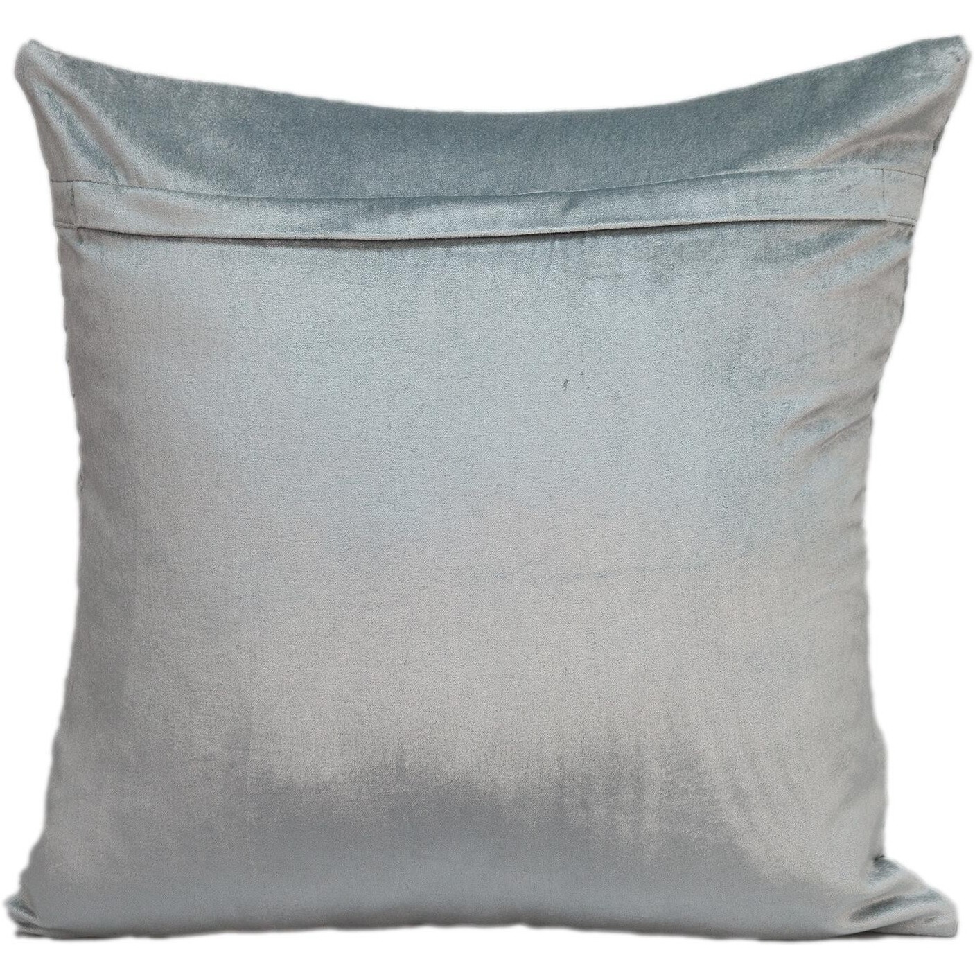 Transitional Gray Quilted Throw Pillow