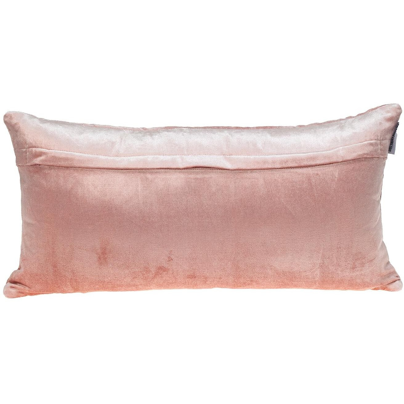 Tufted Diamond Pink Transitional Lumbar Pillow