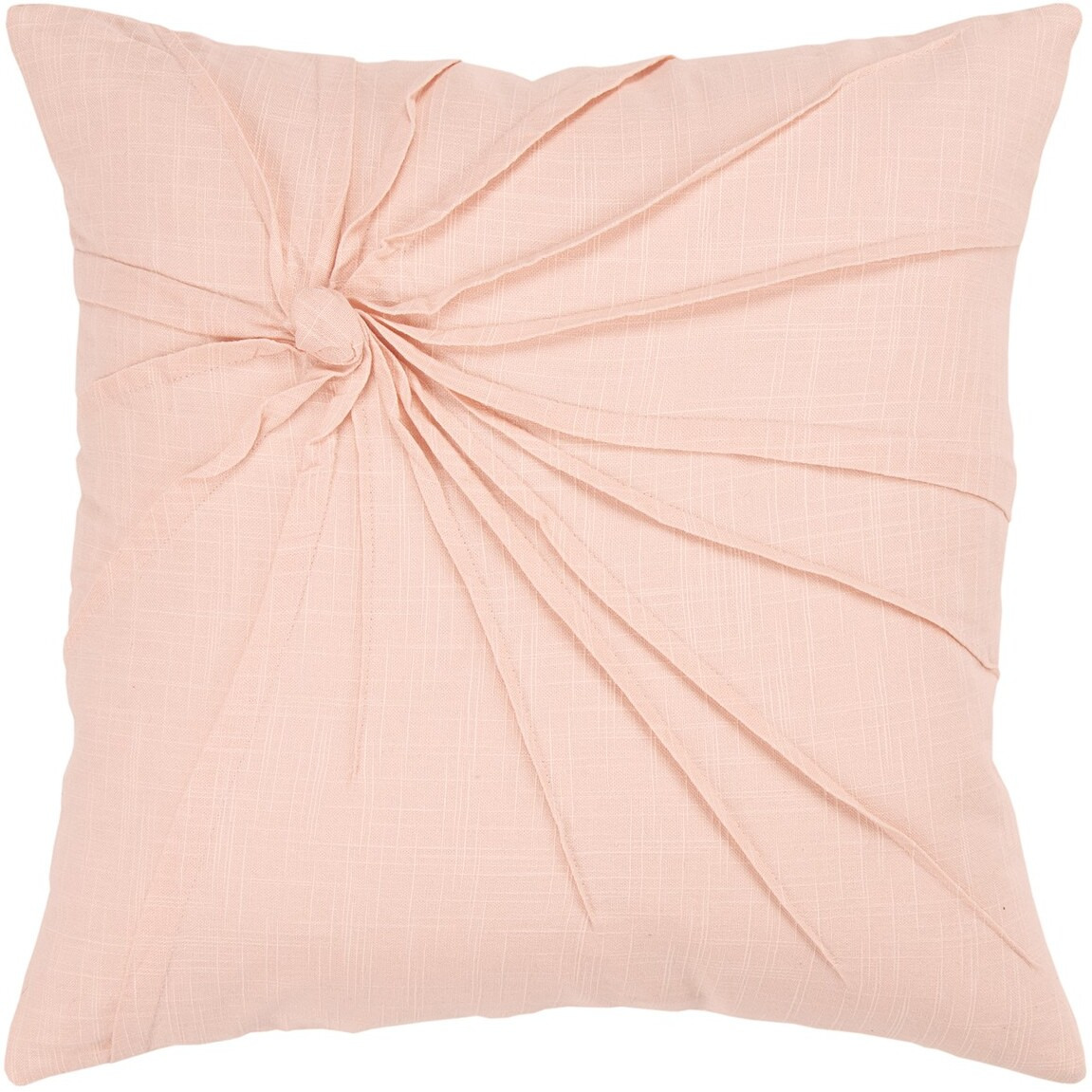 Pink Twisted Knot Modern Down Throw Pillow