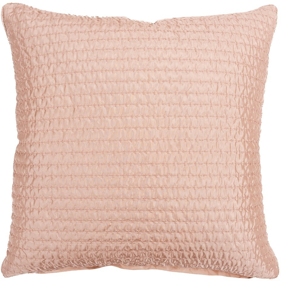 Blush Smooth Weaved Modern Throw Pillow