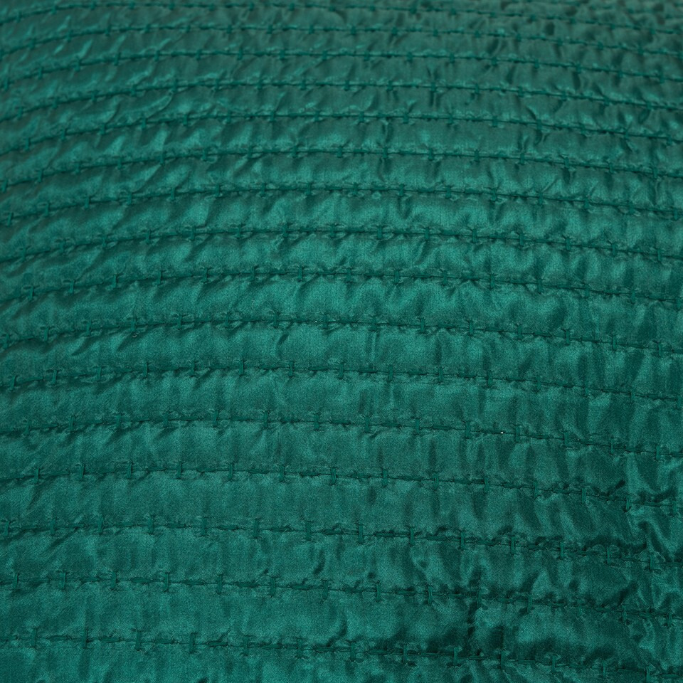 Teal Smooth Weaved Modern Throw Pillow