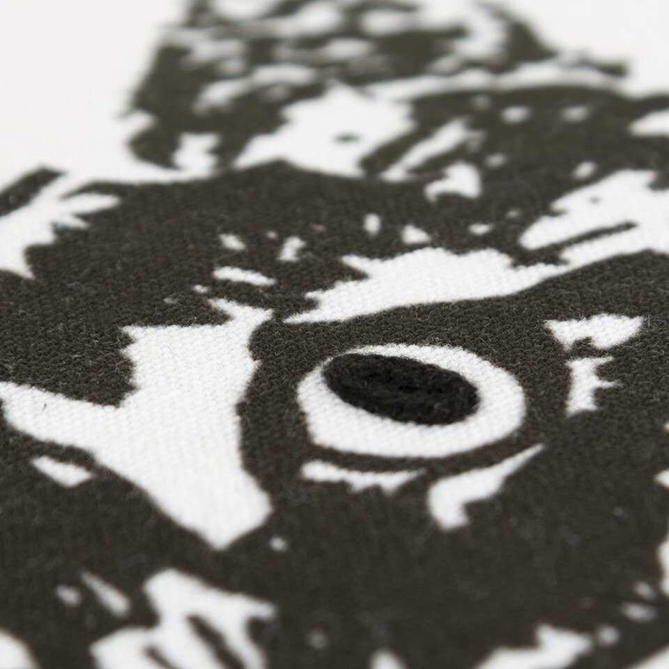 Black And White Live Love Meow Throw Pillow