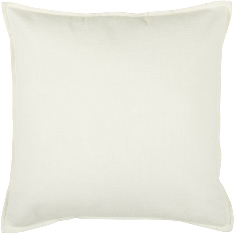 Ivory Solid Light Textured Modern Throw Pillow