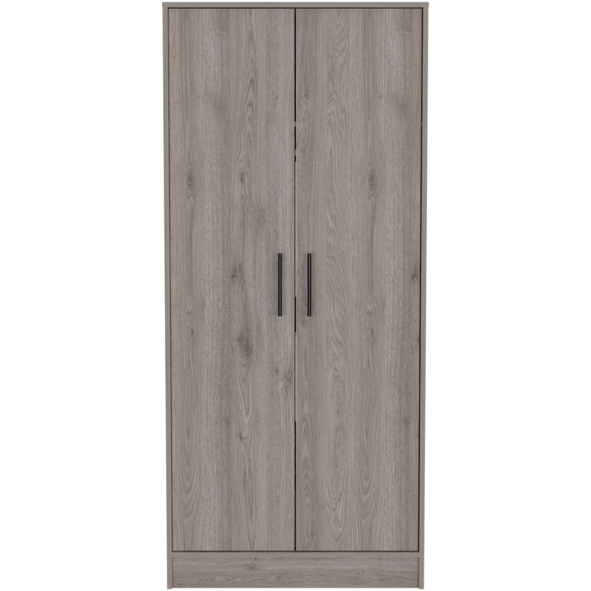 71"" Light Gray Tall Two Door Closet