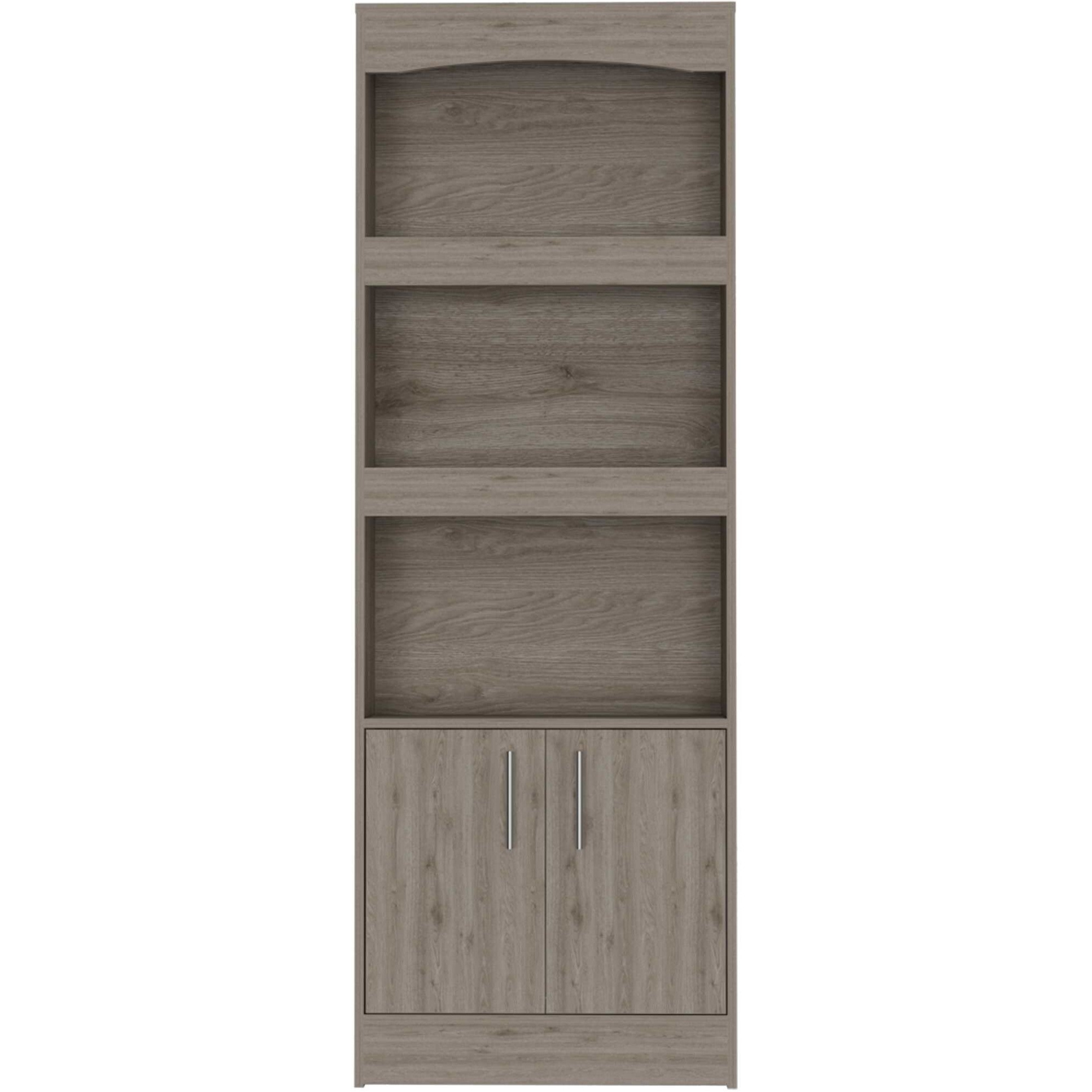 Catarina Light Gray Bookcase Cabinet