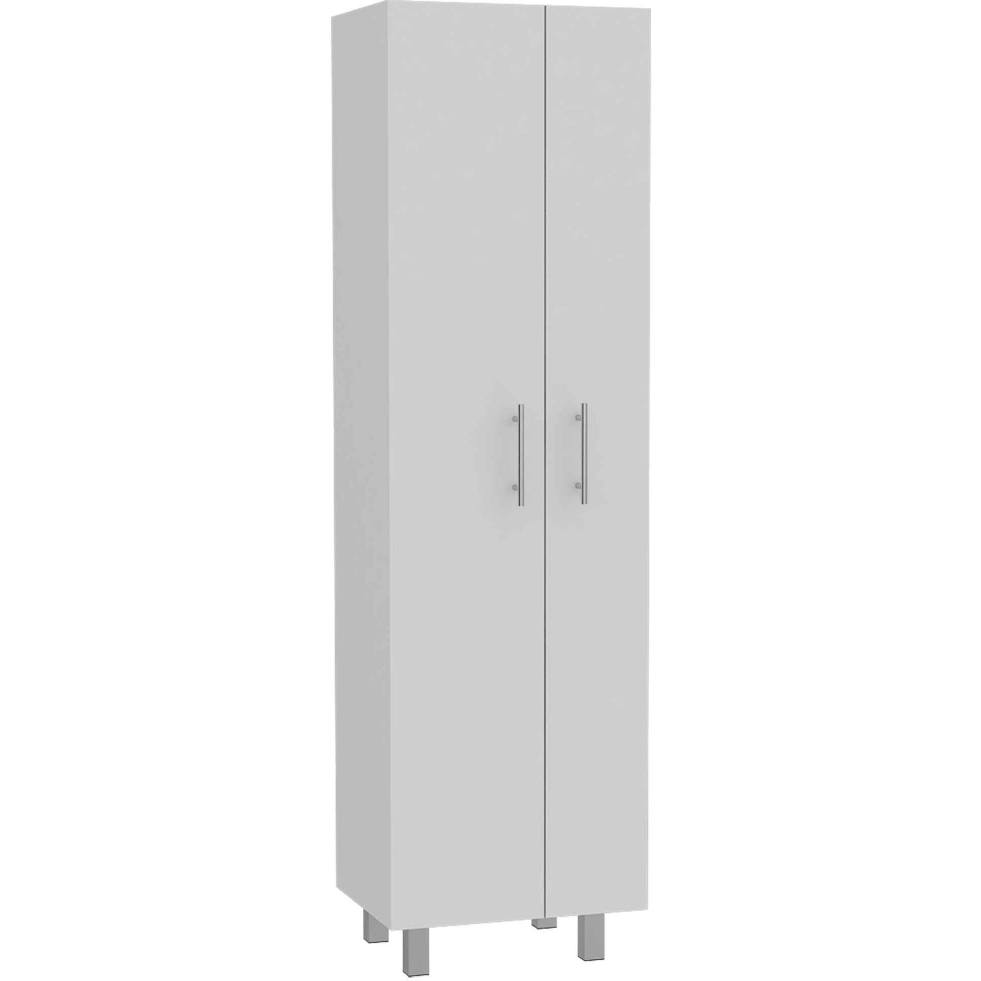 White Versatile Tall Pantry Or Laundry Cabinet